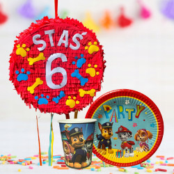 Zestaw Urodzinowy z akcesoriami Psi Patrol